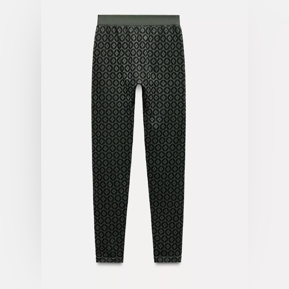 ZARA THERMOLITE® THERMAL JACQUARD LEGGING M